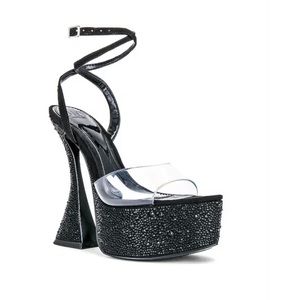 Jlo Jennifer Lopez Beverly Platform Heel in Black, Size: 6